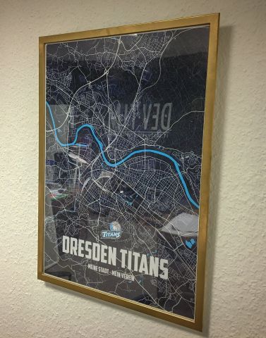 Vereinsstädteposter - Dresden Titans Beispiel 2