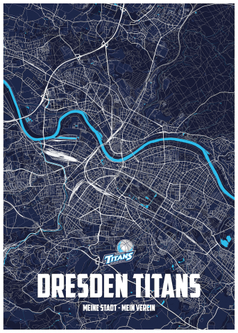 Vereinsstädteposter - Dresden Titans